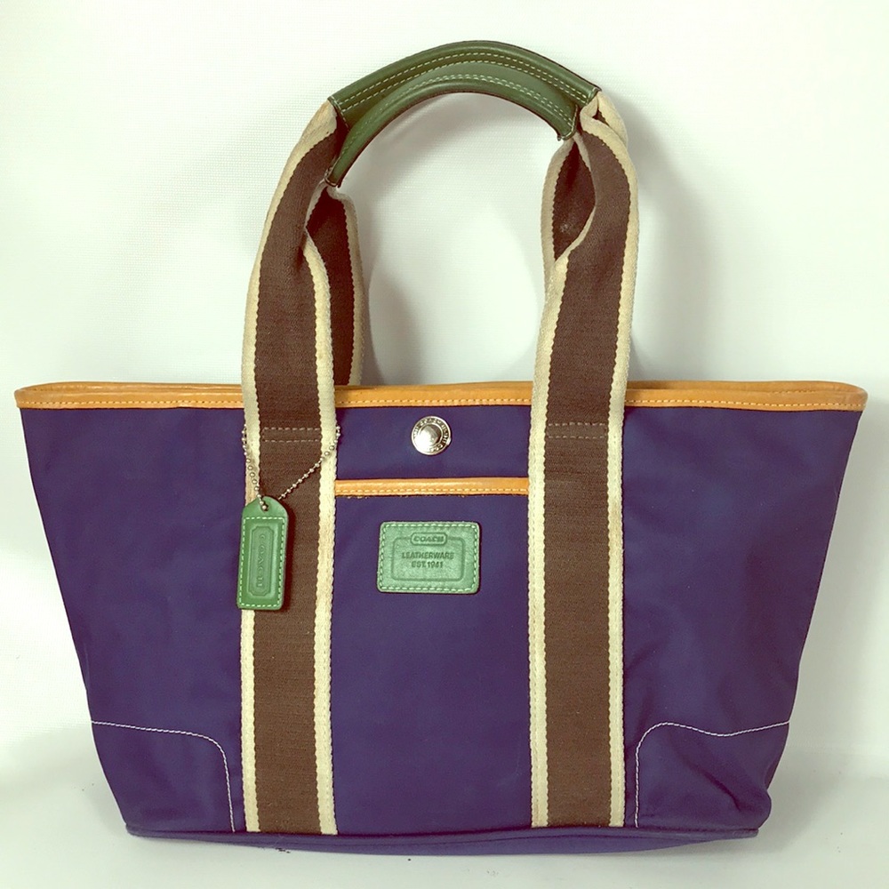 Coach Shoulder blue lady bad